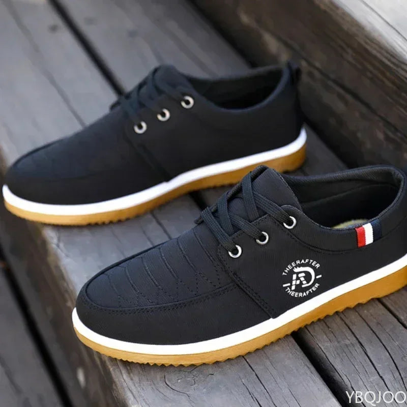 Men’s Casual Canvas Loafers – Breathable & Lightweight