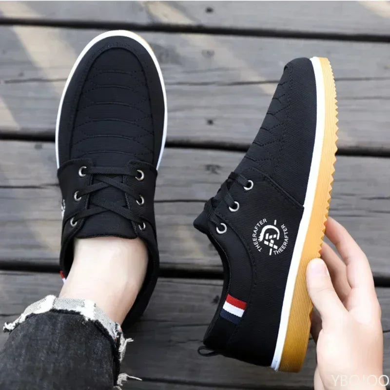 Men’s Casual Canvas Loafers – Breathable & Lightweight