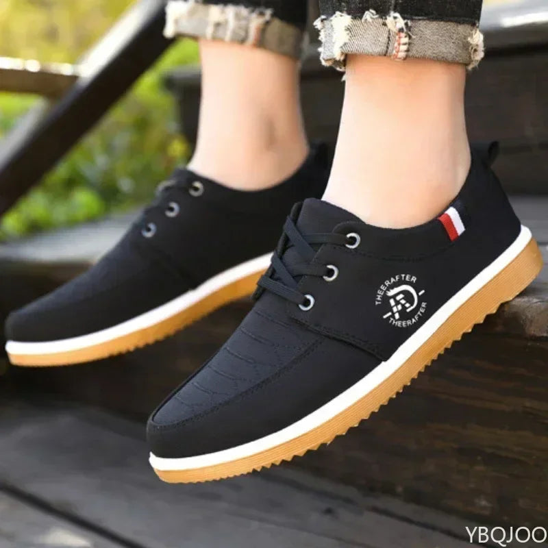 Men’s Casual Canvas Loafers – Breathable & Lightweight