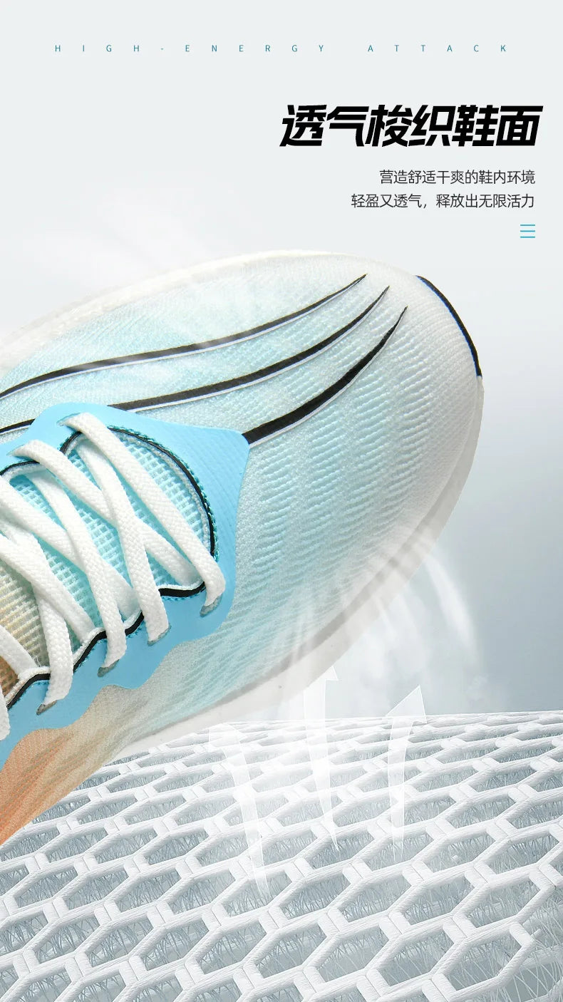 Carbon Plate Running Shoes – Cushion Support for Men & Women