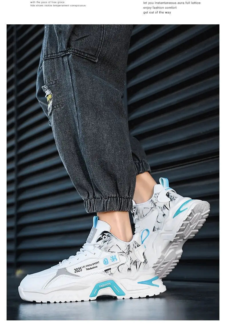 Men’s Sports Shoes – Lightweight Waterproof Slip-Ons