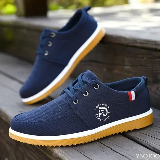Men’s Casual Canvas Loafers – Breathable & Lightweight