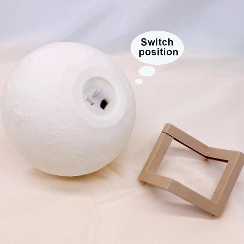 3D Moon Lamp β Starry LED Bedroom Light