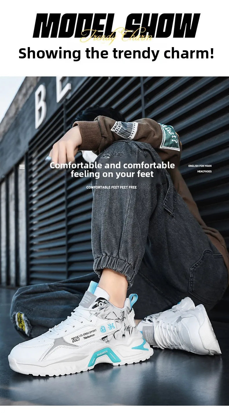 Men’s Sports Shoes – Lightweight Waterproof Slip-Ons