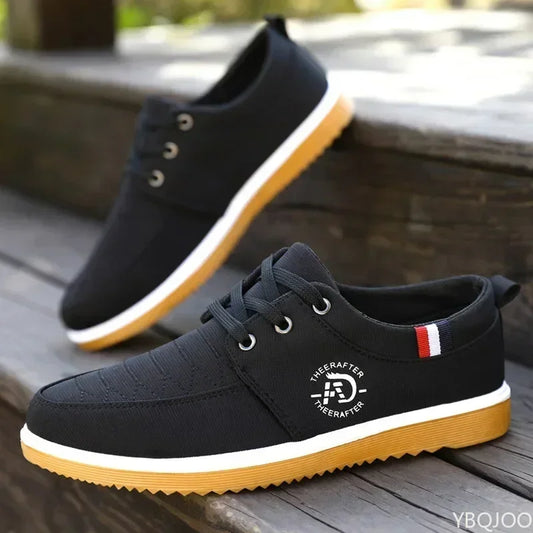 Men’s Casual Canvas Loafers – Breathable & Lightweight