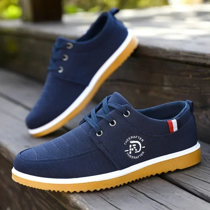Men’s Casual Canvas Loafers – Breathable & Lightweight