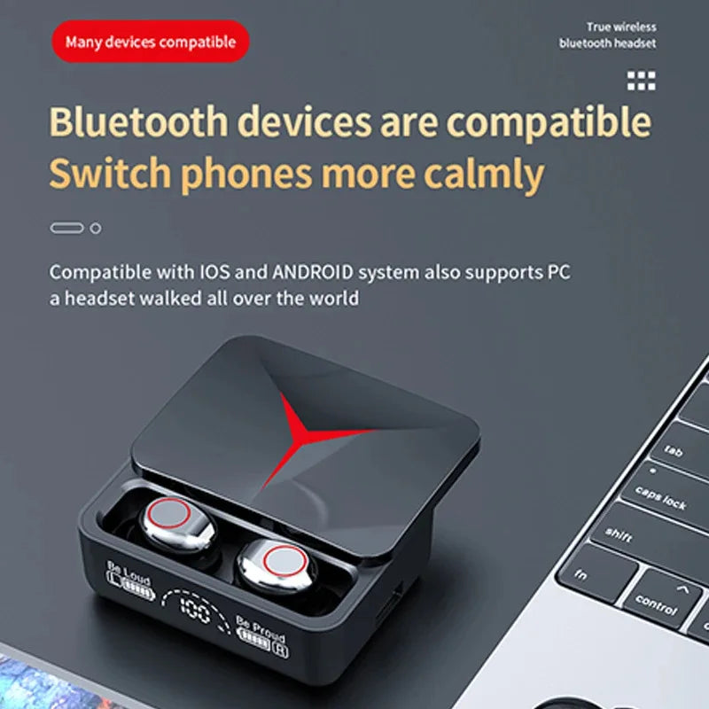 NEW M90pro wireless bluetooth tws in-ear true wireless noise reduction stereo sports earphones