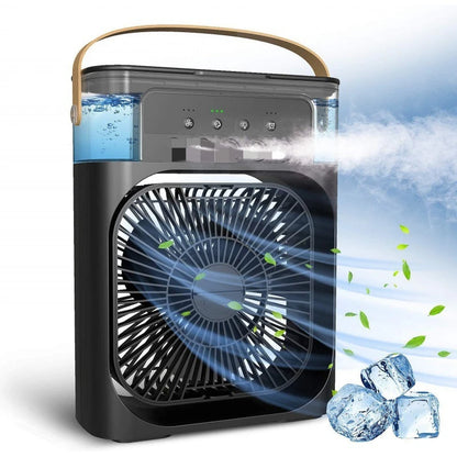 VIVO 3in1 Fan AIr Conditioner Household Small Air Cooler LED Night Light Portable Humidifier Air Adjustment Fan Office Home Fan