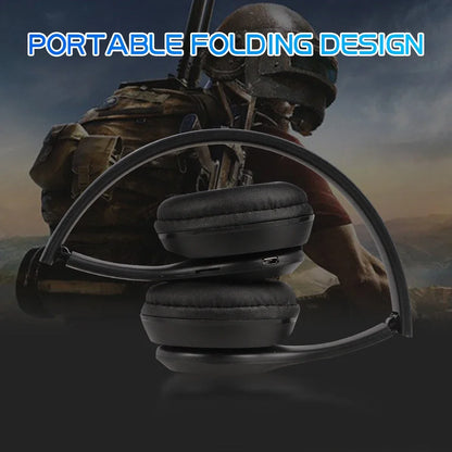 Stereo P47 Headset Bluetooth 5.0 Folding Series Wireless Sports Game Music Headphone Support SD Card with Mic for All Smartphone