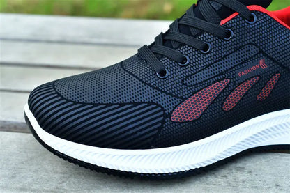 2025 new spring trend sports men's shoes Lace-up thick sole casual fashion shoes Large size Wear skid resistance