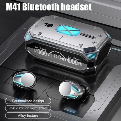 New TWS Bluetooth Earphones Wireless Headphones Smart Touch Wireless Headset LED Display Stereo Sound Earbuds for Smartphones