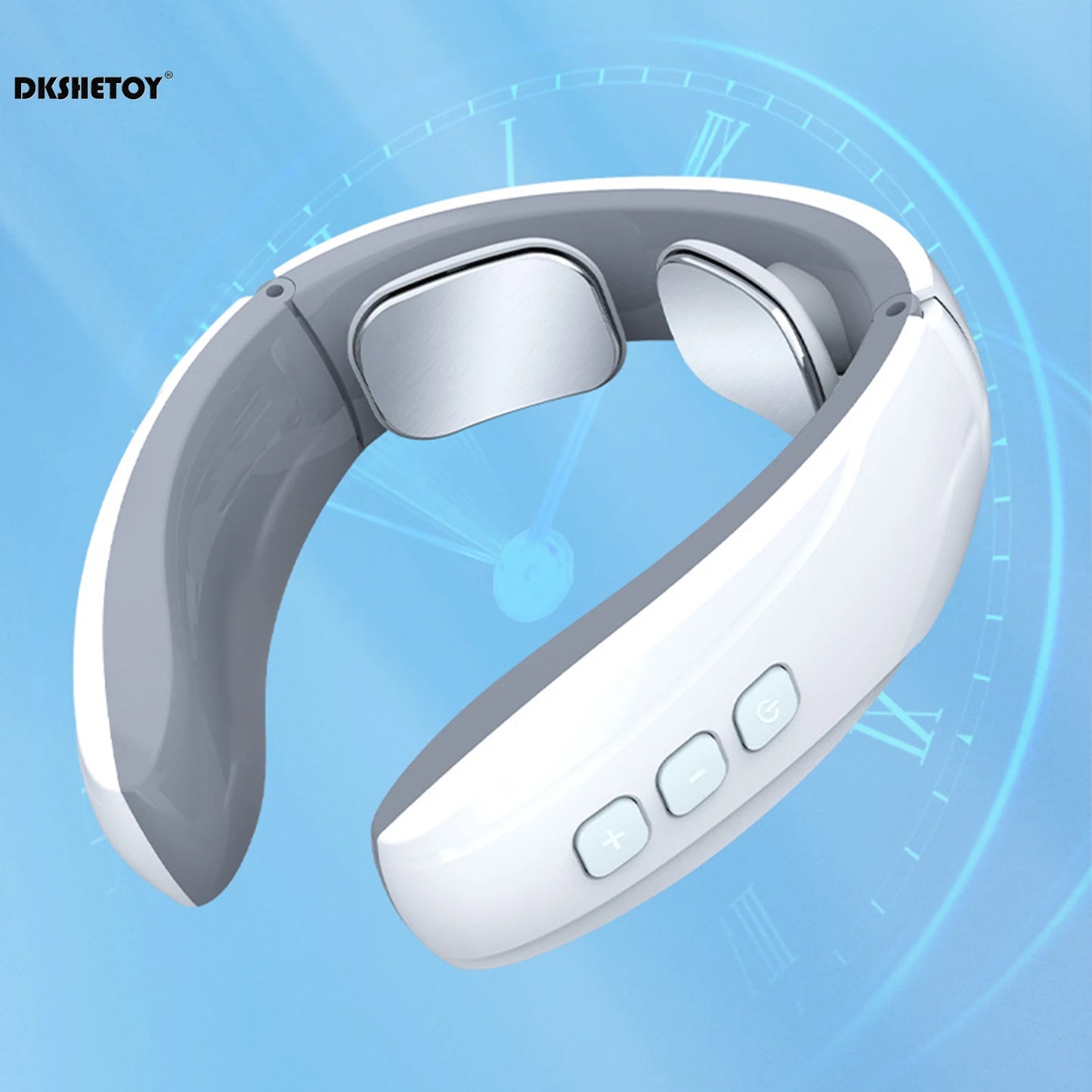 Smart Neck massager Electric Acupoints Shoulder Body Lymphvity Massage Device Low Frequency Magnetic Therapy Pulse Pain Relief