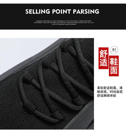 Comfortable Sneakers for Men Casual Walking Lightweight Breathable Lazy Shoes