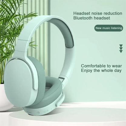 Wireless Headphones P2961 Bluetooth 5.0 Foldable 9D HIFI Stereo Sound Headset Long Battery Life Heavy Bass Earphone For Xiaomi