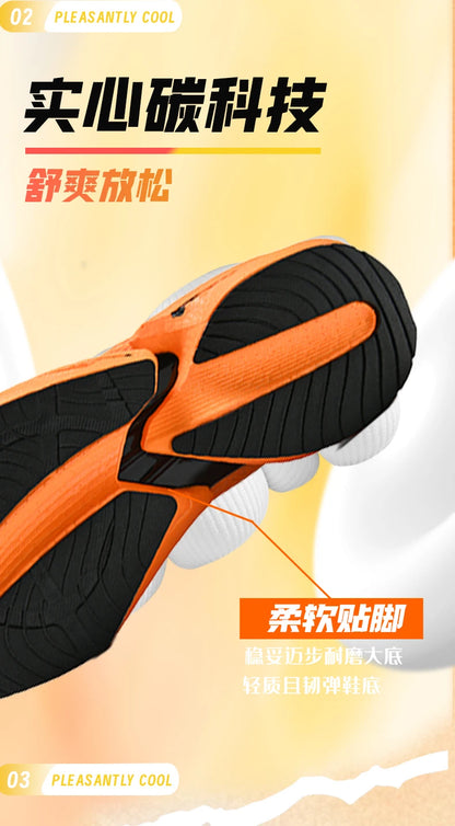 Speciality Carbon Plate Sports Running Shoes Marathon Air Cushion Men Breathable Lightweight Women Comfortable Nonskid Sneakers