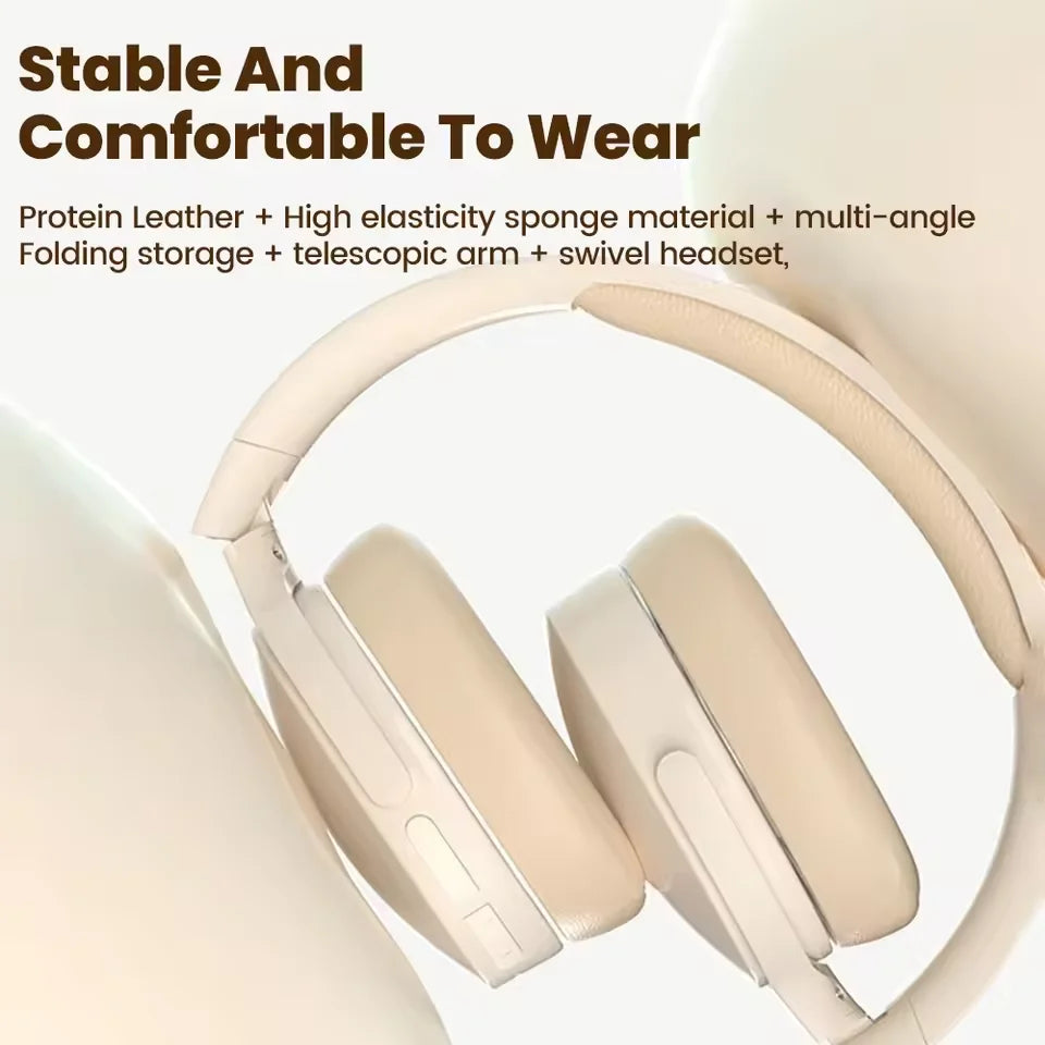 Wireless Headphones P2961 Bluetooth 5.0 Foldable 9D HIFI Stereo Sound Headset Long Battery Life Heavy Bass Earphone For Xiaomi