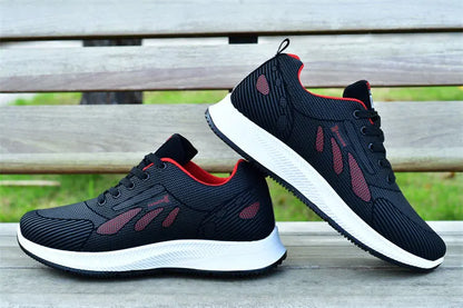 2025 new spring trend sports men's shoes Lace-up thick sole casual fashion shoes Large size Wear skid resistance