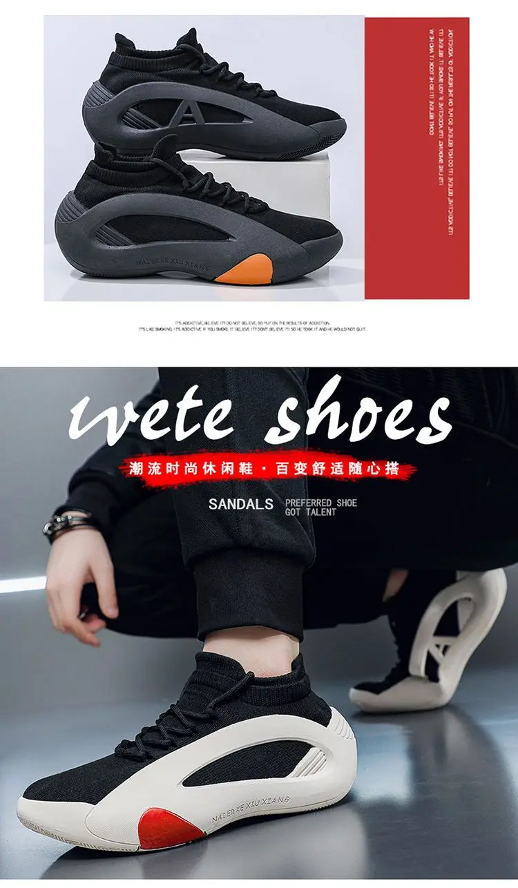 Comfortable Sneakers for Men Casual Walking Lightweight Breathable Lazy Shoes