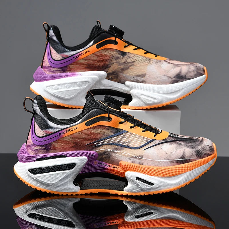 Men Running Shoes Training Walking Breathable Sneakers Athletic Trainer Outdoor Mesh Casual Fashion Race Comfortable Cushioning