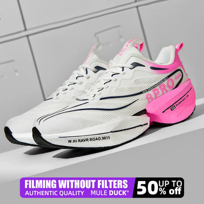 Speciality Carbon Plate Sports Running Shoes Marathon Air Cushion Men Breathable Lightweight Women Comfortable Nonskid Sneakers