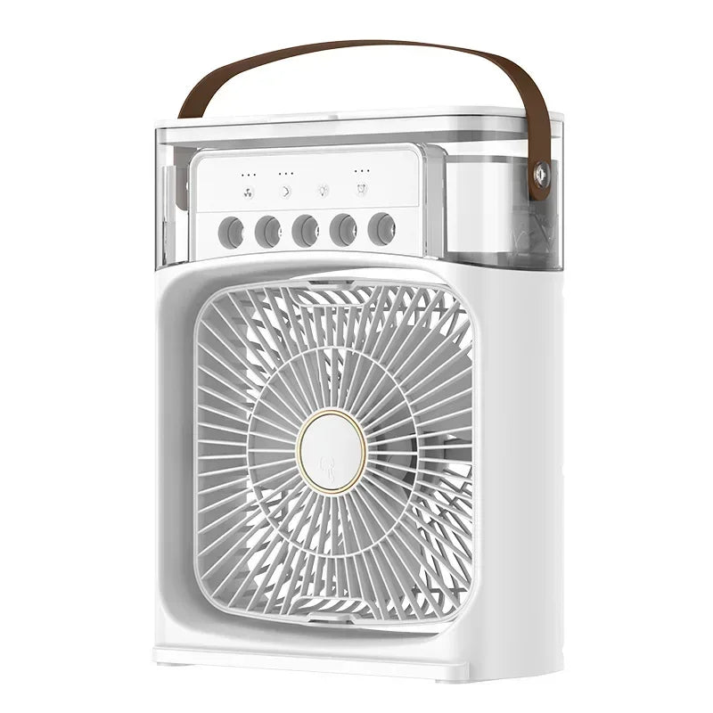 VIVO 3in1 Fan AIr Conditioner Household Small Air Cooler LED Night Light Portable Humidifier Air Adjustment Fan Office Home Fan