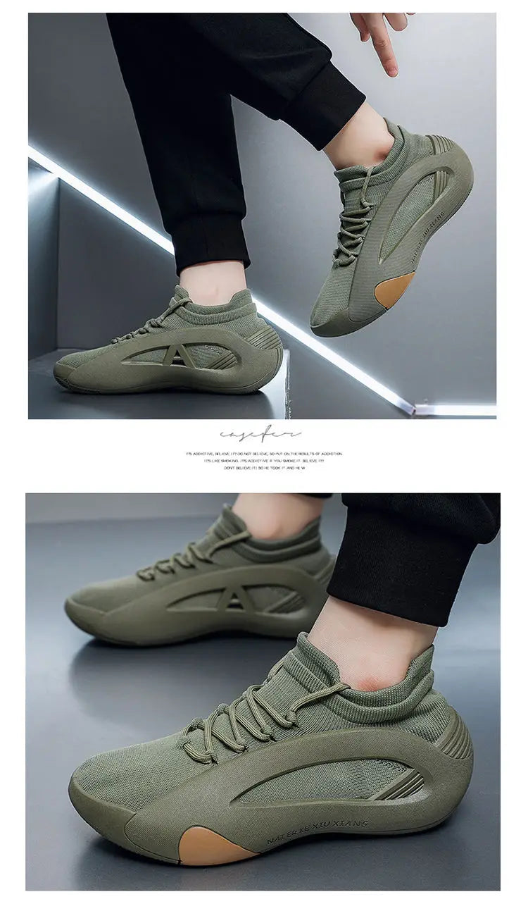 Comfortable Sneakers for Men Casual Walking Lightweight Breathable Lazy Shoes