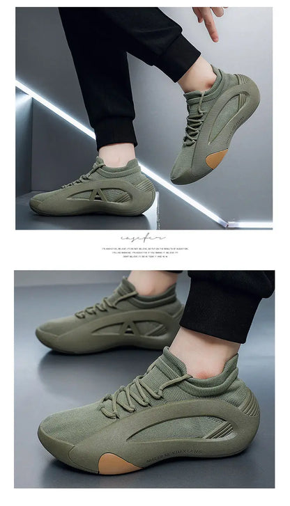 Comfortable Sneakers for Men Casual Walking Lightweight Breathable Lazy Shoes