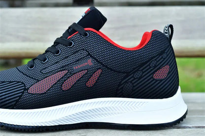 2025 new spring trend sports men's shoes Lace-up thick sole casual fashion shoes Large size Wear skid resistance